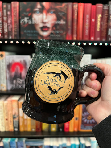 Book Dragon Stoneware Mug