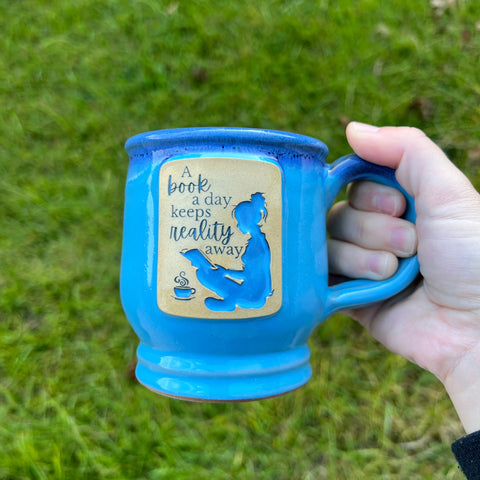 A Book a Day Stoneware Mug