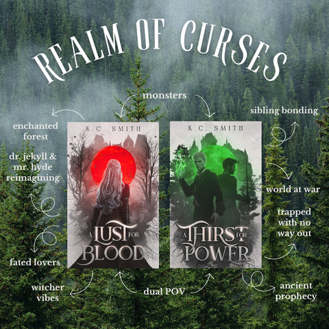 Signed Paperbacks - A Lust for Blood & A Thirst for Power