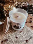 Book Dragon Candle (Hand poured 11oz)